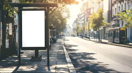 blank billboard - obrazy, fototapety, plakaty