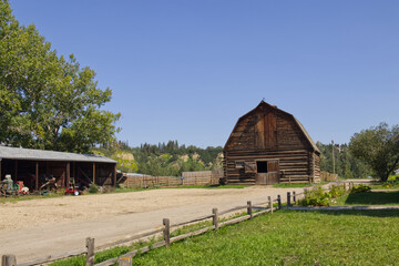 An Old Barn in the Summer