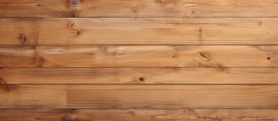 Fototapeta premium Light brown wooden floor up-close