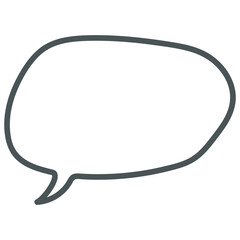 speech bubble outline