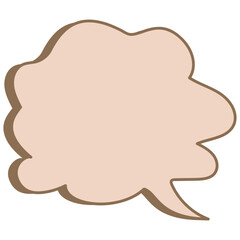 speech bubble shadow