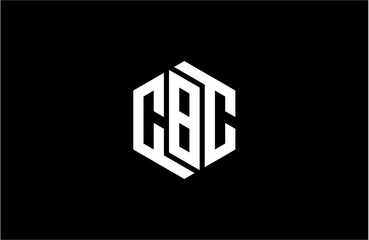 CBC creative letter logo design vector icon illustration