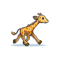 Little Giraffe Cute Cartoon