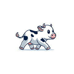 Little Cow Cute Cartoon