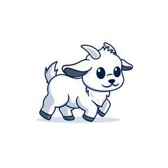Little Goat Cute Cartoon