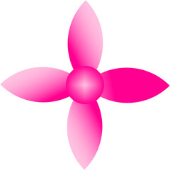 illustration of a pink flower