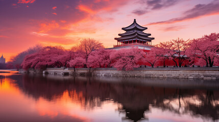 Obraz premium Imperial Legacy: Intricate Details in Beijing's Forbidden City