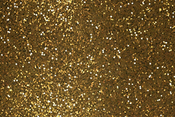 Gold shimmer background Sparkle glitter techno background