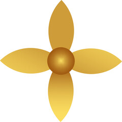 illustration of a yellow flower