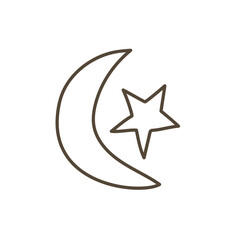 golden star with a star