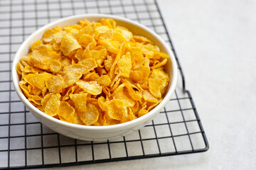 Cornflake cereal for morning breakfast