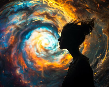 Plasma Denizens, Star Elementals, Intriguing lifeforms thriving in the searing swirls of stellar plasma, Unveiling their otherworldly essence, Photography, Backlights, Vignette