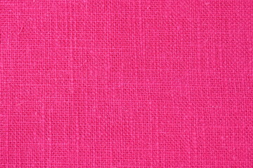 pink hemp viscose natural fabric cloth color, sackcloth rough texture of textile fashion abstract background