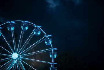 ferris wheel in the night