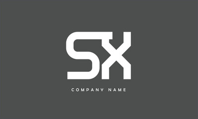 Obraz premium SX,XS, S, X Abstract Letters Logo Monogram