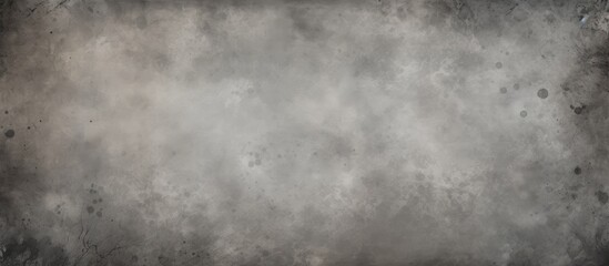 Fototapeta na wymiar Grunge Grey Background with Frame and Text Space, Distressed Texture