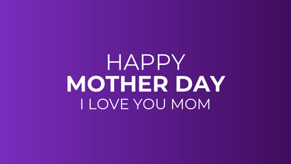 Mother's day greeting design with beautiful blossom flowers. purple background with hearts. Best Mom ever greeting card. fashion ads, poster, flyer, card, cover, poster. vector illustration