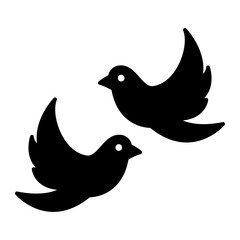 dove glyph icon