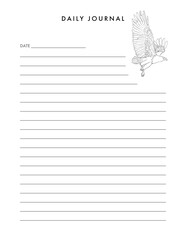 A blank lined notebook page perfect for notes, lists, or creative ideas