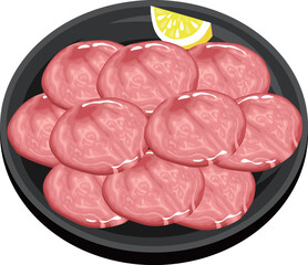 焼肉：牛タン