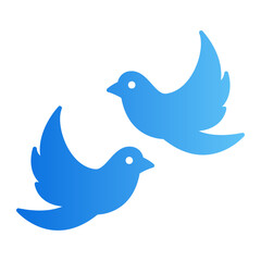 dove gradient icon