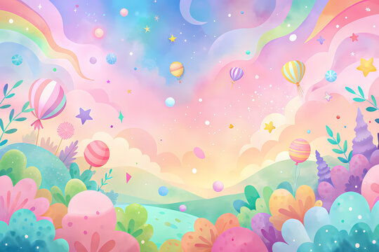 Fun colorful pastel color background 4