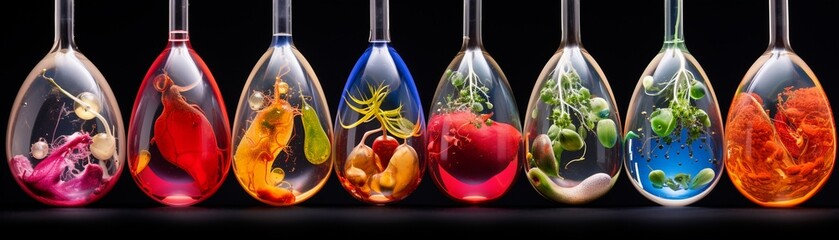 The vibrant ecosystem within a single drop of water, highlighting the microscopic diversity that sustains life