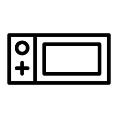 This is the Game Console icon from the gadget icon collection with an Outline style