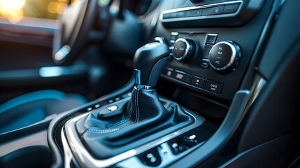 modern car automatic gearshift