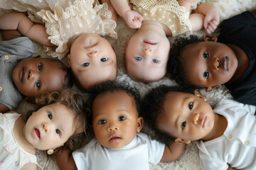A visual celebration of diversity of babies