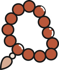 Prayer beads illustration