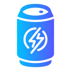 energy drink Gradient icon