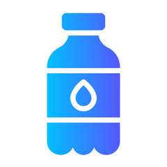 mineral water Gradient icon
