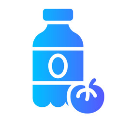 tomato juice Gradient icon
