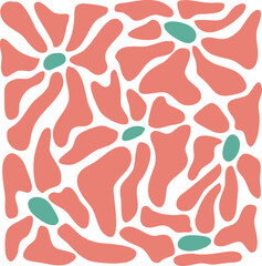 Distorted Flower Illustration