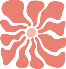 Distorted Flower Illustration