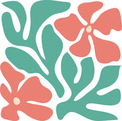 Distorted Flower Illustration