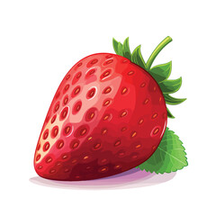 Sweet strawberry illustration perfect for berry lov