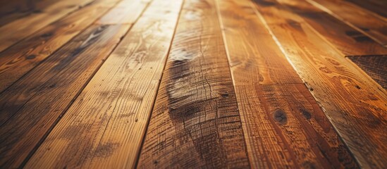 Close-up View of Hardwood Flooring