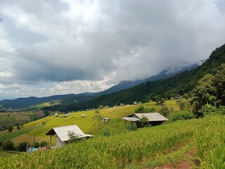 landscape in the mountains