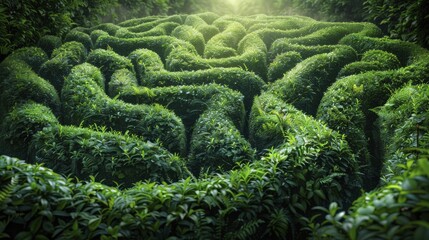 Navigate the Eco Label Labyrinth, an abstract maze guiding you to certified green products.