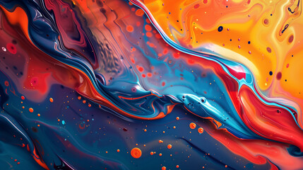 abstract background with a blend of colors, shapes, and textures, providing a dynamic and visually stimulating canvas for creative expression