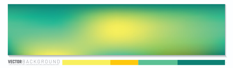 Teal, Orange, and Yellow gradient background
