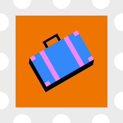 Travel Stamp Illustration