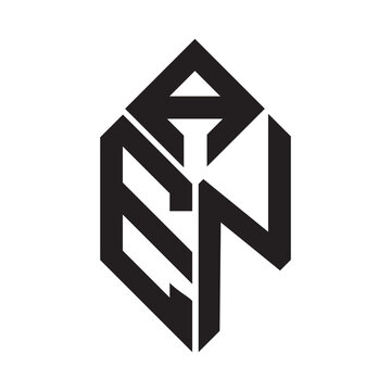 aen letter logo design. aen creative initials letter logo concept. aen letter design.
