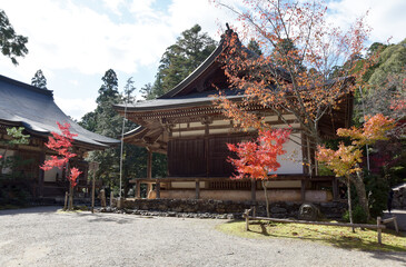 秋の神護寺　五大堂　京都市右京区高雄