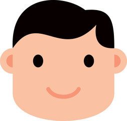 Boy face illustration
