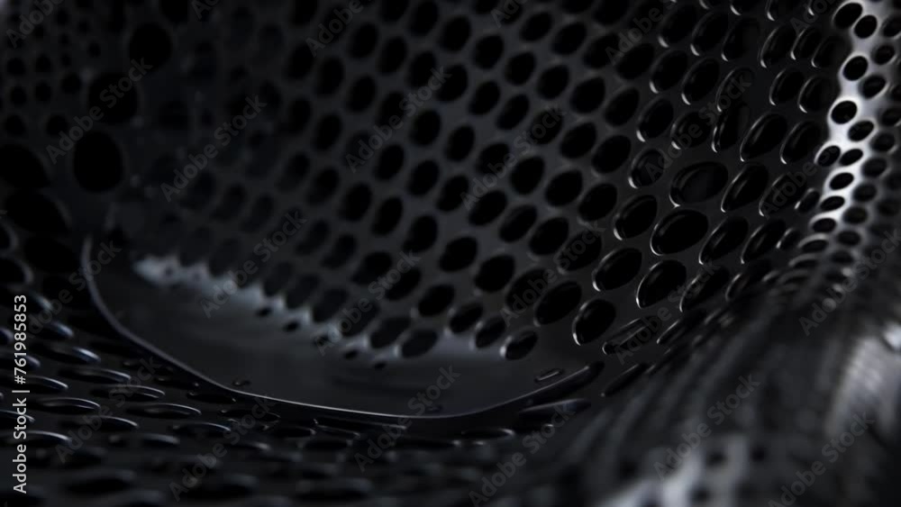 Poster a detailed look at the intricate mesh pattern of the aerographite highlighting the countless interco