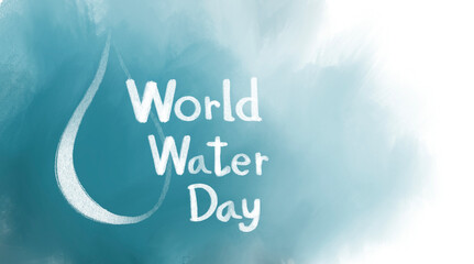 World Water Day. Concept of ecology and World Water Day. Elevated view of the natural environment Concept of ecology and environmental protection around the world.