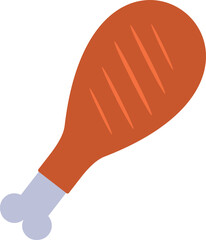 Chicken drumstick illustration